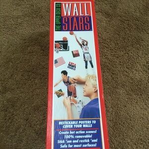 MAGIC JOHNSON & JOHN STOCKTON  & Logos (1992 RESTICKABLE POSTERs)